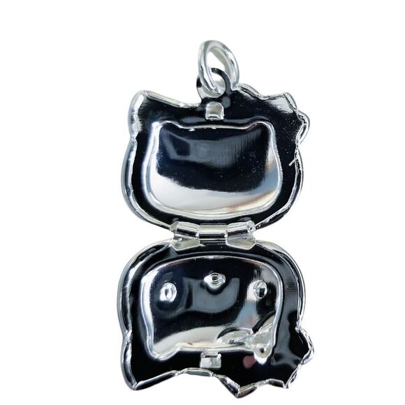 Sterling Silver Necklace Pendant BRAND NEW Hello Kitty Locket - Picture 6 of 9